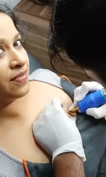 sadhika venugopal tattoo