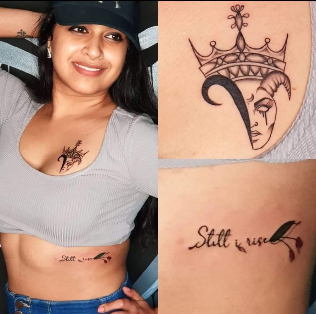 sadhika venugopal tattoo