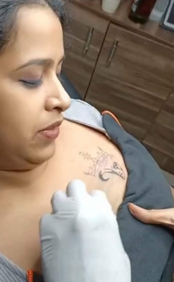 sadhika venugopal tattoo