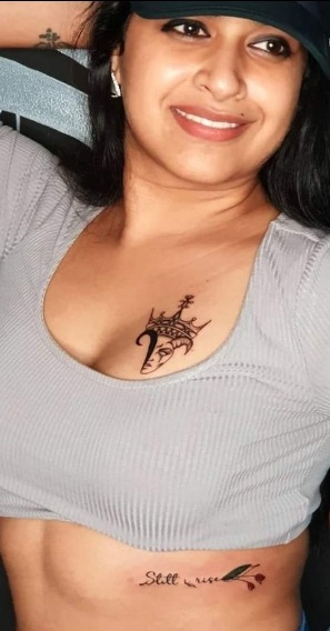 sadhika venugopal tattoo