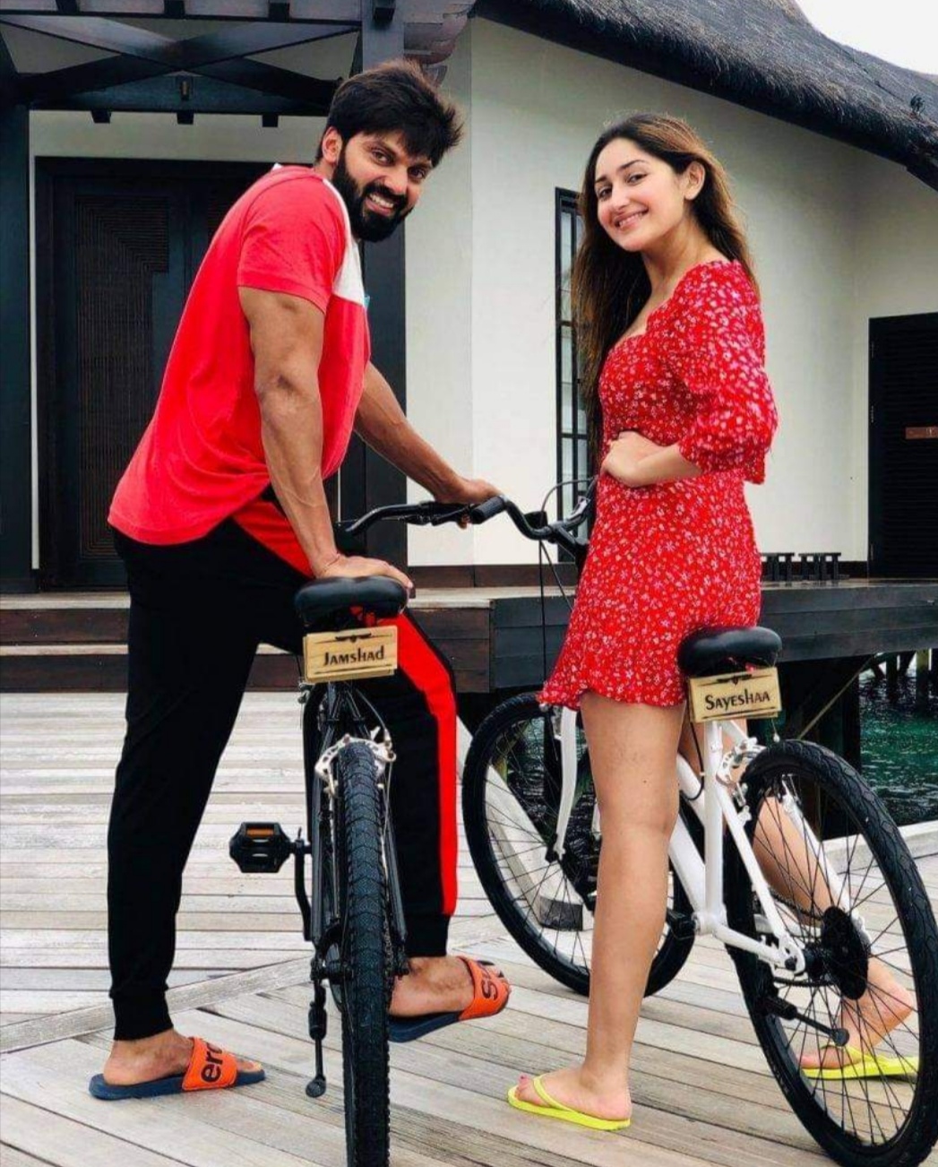 arya with sayyeshaa