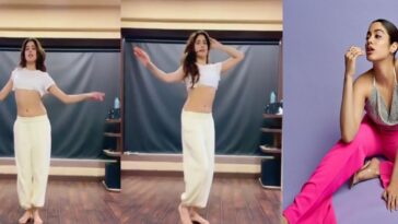 janhvi kapoor belly dance