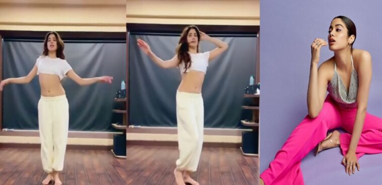 janhvi kapoor belly dance