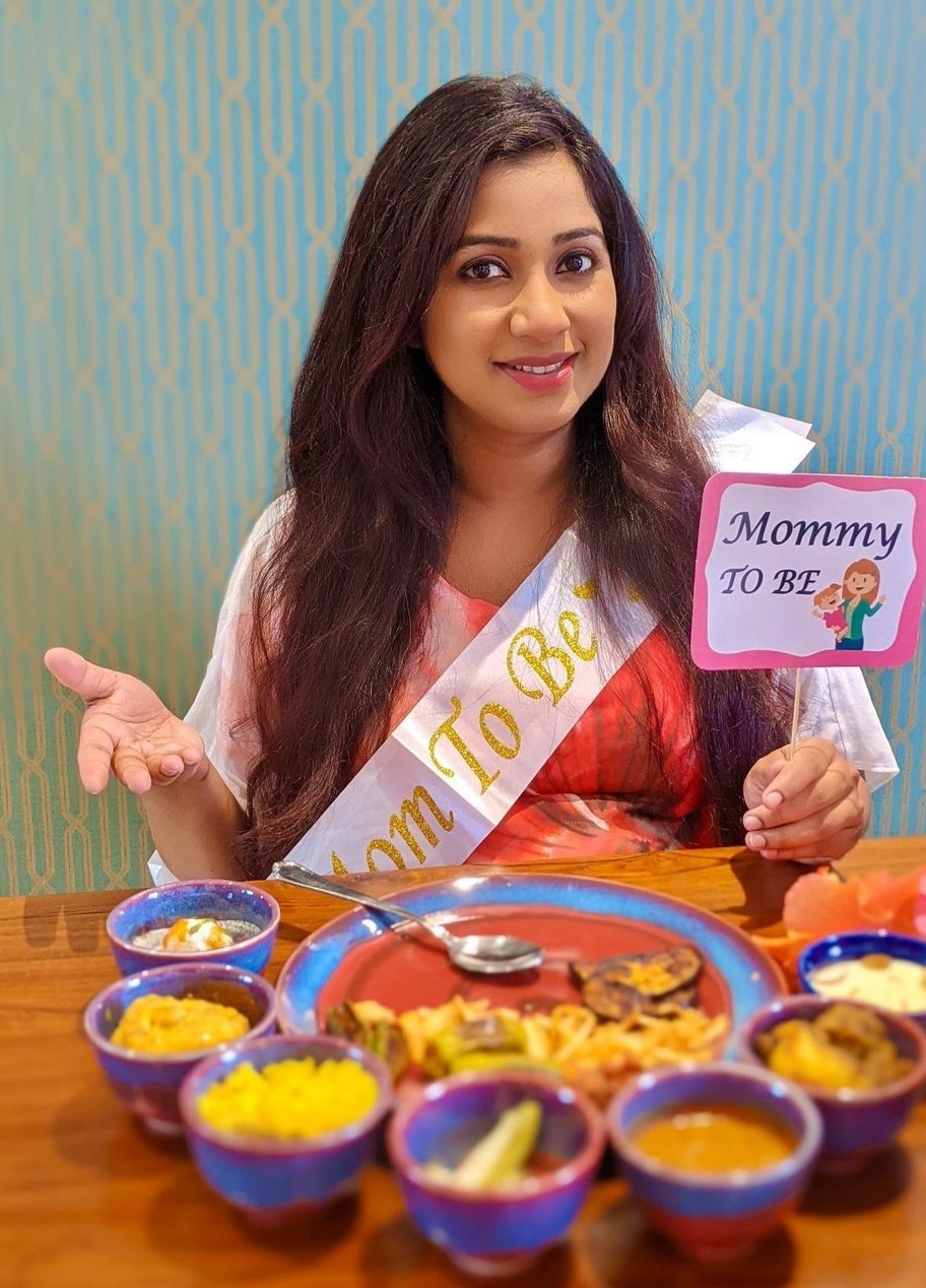 shreya ghoshal baby shower pics