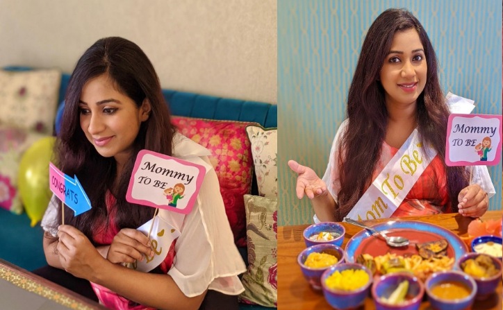 shreya ghoshal baby shower pics