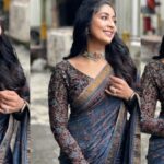 navya nair saree