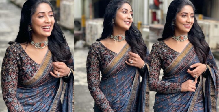 navya nair saree