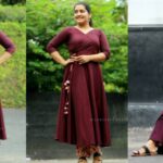 sarayu mohan meroon dress