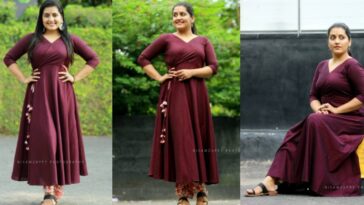 sarayu mohan meroon dress