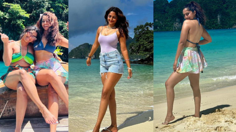 Reba Monica John in a glamorous look while holidaying in Thailand