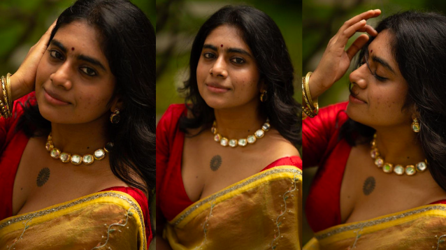 nimisha-sajayan-saree-photos