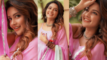 mahima nambiar in pink churidar