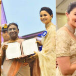 Alia Bhatt Receives National Award for Wedding Saree