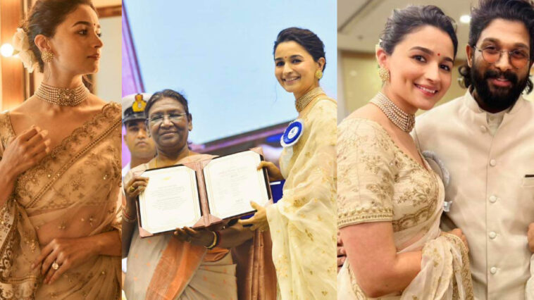 Alia Bhatt Receives National Award for Wedding Saree