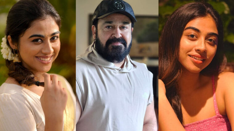 Kalyani's entry into the film was as Mohanlal's daughter.