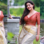 honey-rose-kasavu-mundu-video