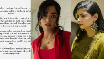 Rashmika is truly upset about the dangers posed by 'deepfake' technology, and Chinmayi has reacted to it