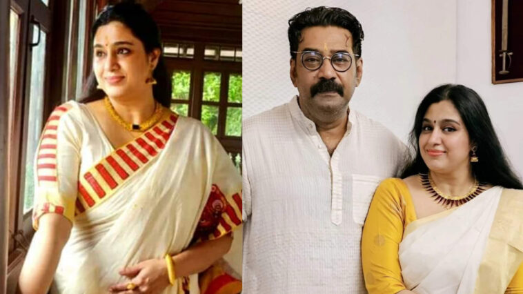 Urmila Unni, actress and close relative of Samyukta, extends her best wishes to Malayalam's favorite stars Biju Menon and Samyukta Verma as they celebrate their wedding anniversary.