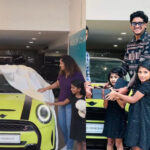 Akhil Marar owns a Mini Cooper