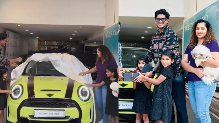 Akhil Marar owns a Mini Cooper