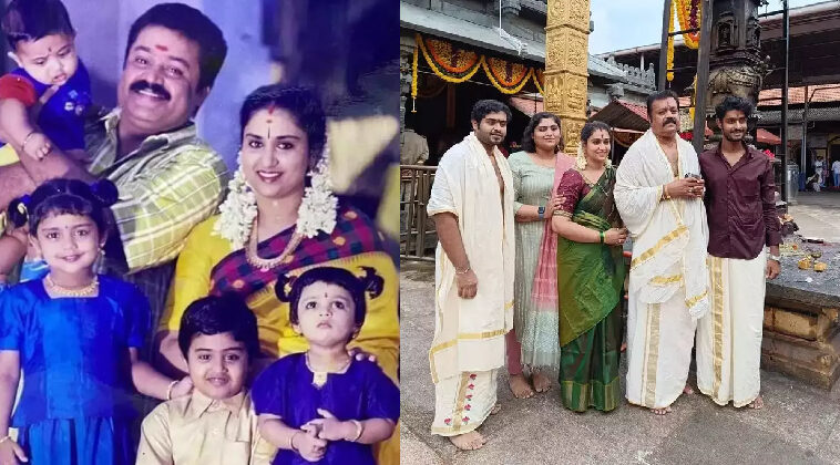 He is also a person who values his family a lot, so even if Suresh Gopi goes somewhere, his wife Radhika is always with him