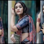 Parvathy R. Krishna's black saree pictures