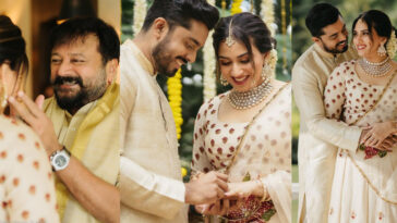 Now, the notes shared by actor Jayaram and Kalidas Jayaram on the occasion of the engagement are getting noticed on social media.