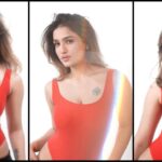 Saniya Iyappan's new red stylish pics.