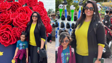 Kavya Madhavan traveled the world with her daughter for New Year.