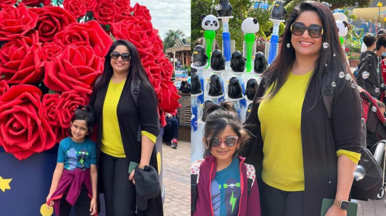 Kavya Madhavan traveled the world with her daughter for New Year.