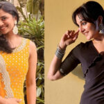 Meenakshi looks stylish in yellow