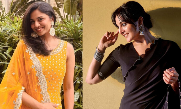 Meenakshi looks stylish in yellow